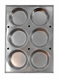 Aluminum Thatte Idli Steamer Tray - 6 Large Idlis
